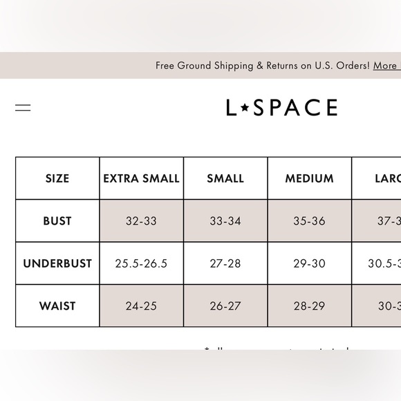 L*space Olivia top & bottom rust color medium - Picture 6 of 6